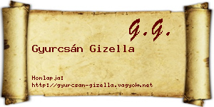 Gyurcsán Gizella névjegykártya